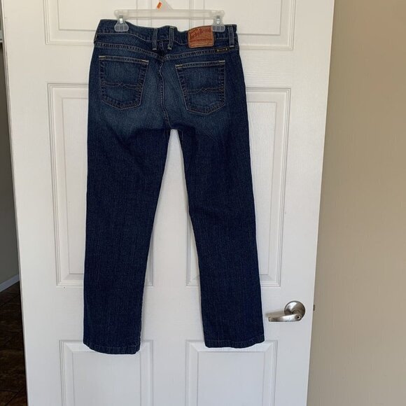 Lucky Brand Jeans Men's 30 Blue Denim Sundown Straight Medium Wash Pants - Picture 5 of 10